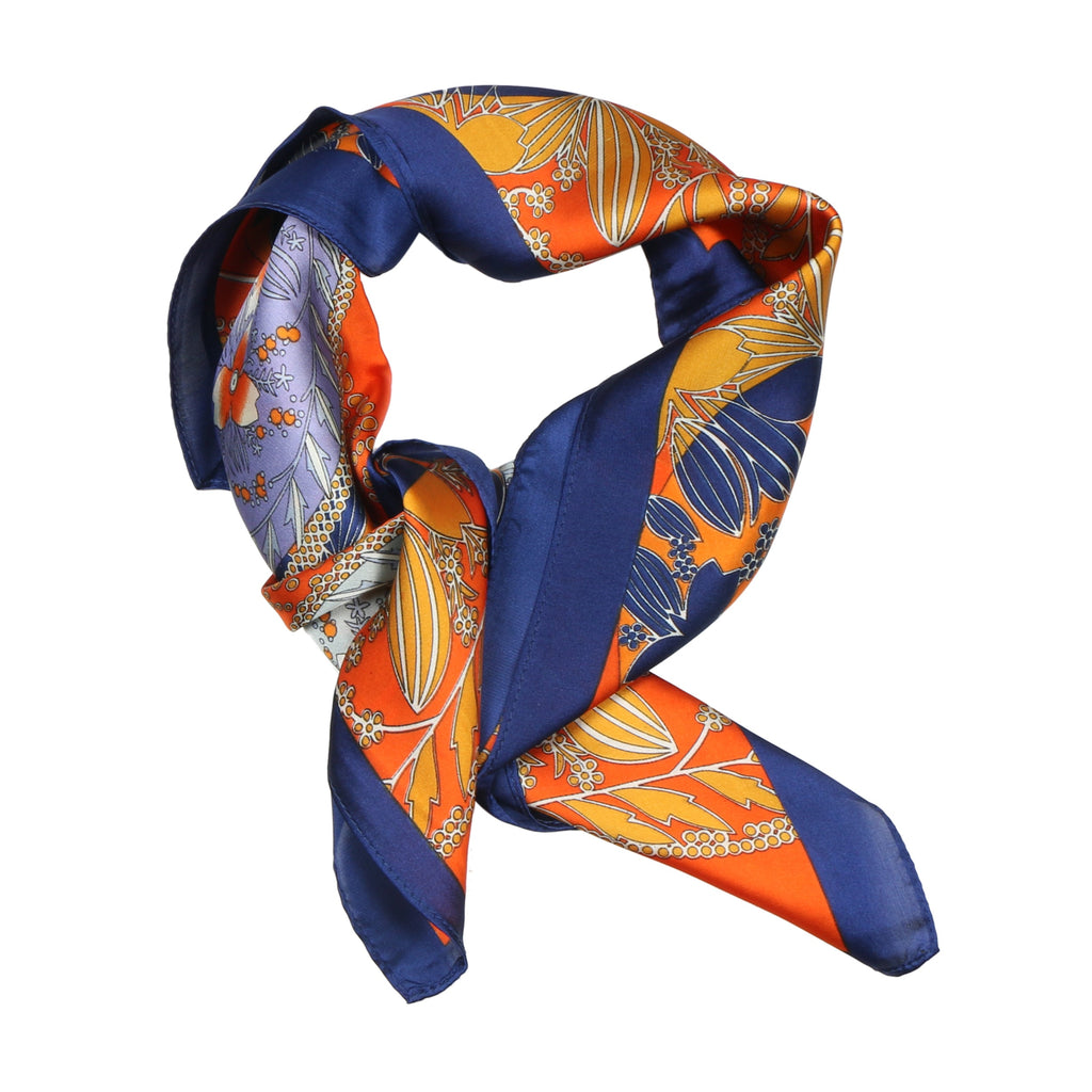 Women Silky Square Scarf